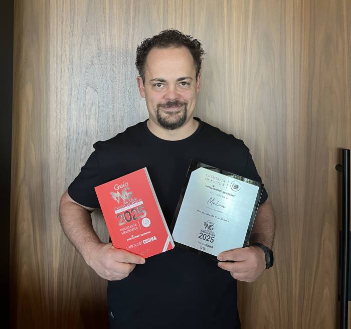 Restaurante Malva, dirigido por Roberto Alcocer, reconocido en la Guía México Gastronómico 2025
