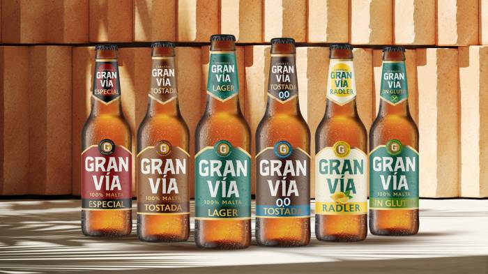 Cervezas Gran Vía lanza tres nuevas variedades y renueva su imagen para atraer a un público más diverso