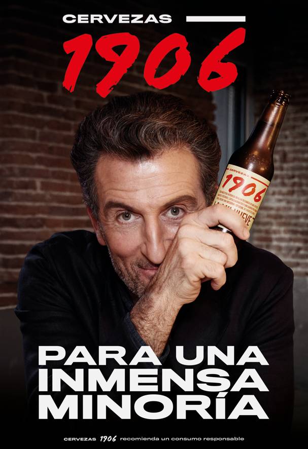 Cervezas 1906 lanza campaña con Luis Zahera para revivir la emoción de la primera vez