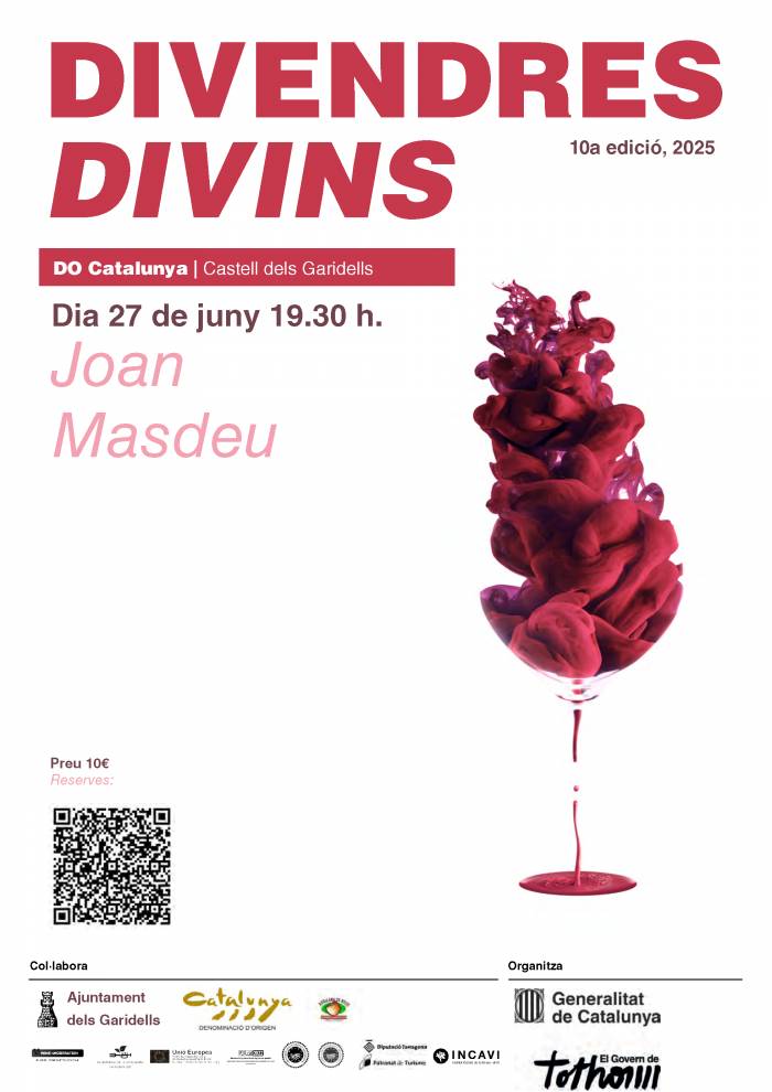 La décima edición de Divendres DiVins arranca en el Castell dels Garidells con vino, patrimonio y música
