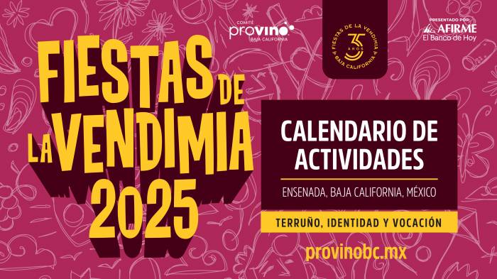 Las Fiestas de la Vendimia celebran 35 años con un extenso programa en Ensenada