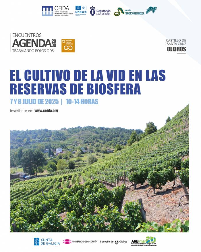 El CEIDA organiza en Oleiros un encuentro internacional sobre viticultura sostenible y biodiversidad en las reservas de biosfera