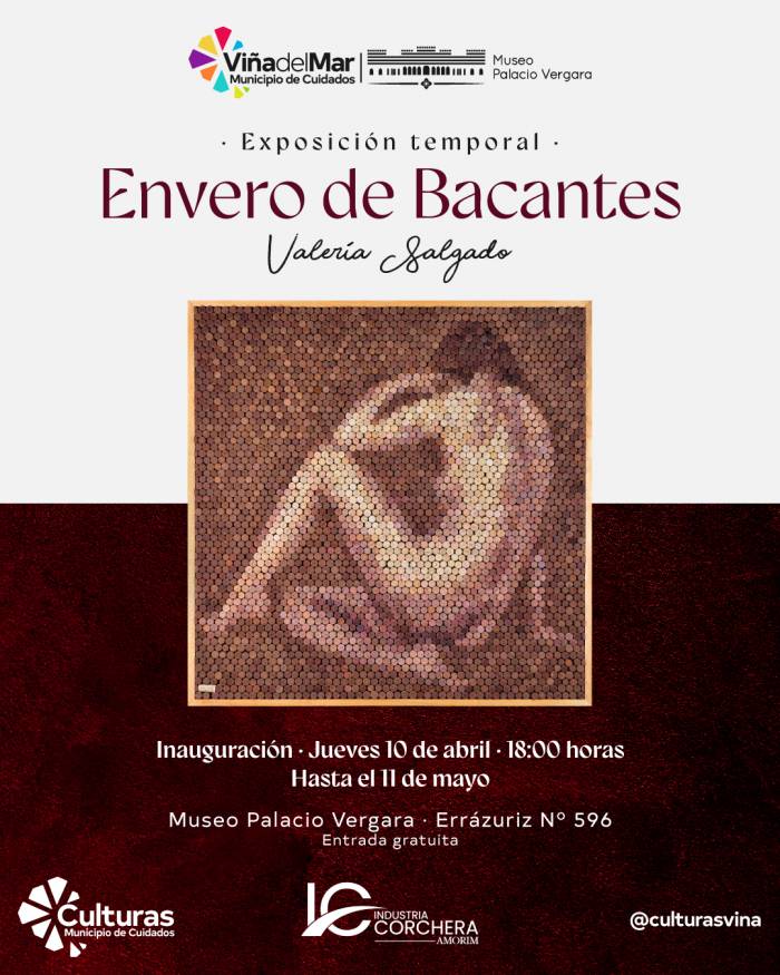 El Museo Palacio Vergara acogerá la exposición "Envero de Bacantes" de Valeria Salgado Moreira