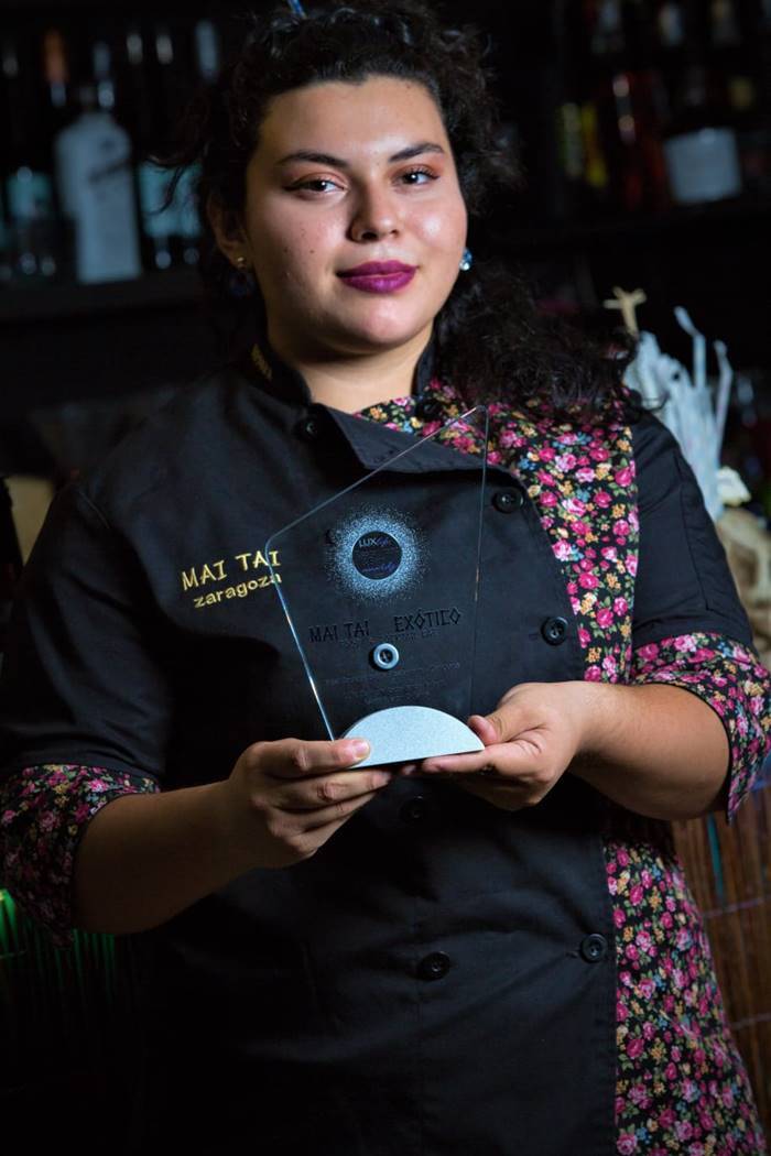 Bartender aragonesa homenajea al vino Pajarilla en certamen internacional de Toronto