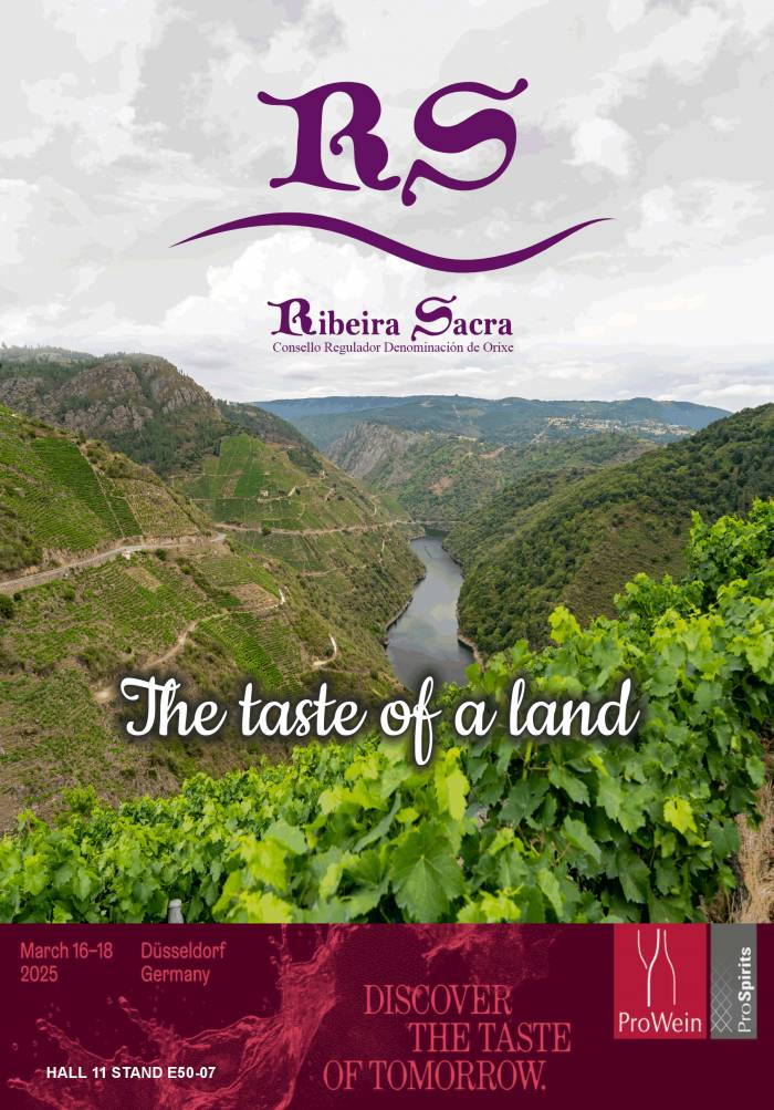 La D.O. Ribeira Sacra participará en ProWein 2025 para impulsar su presencia internacional
