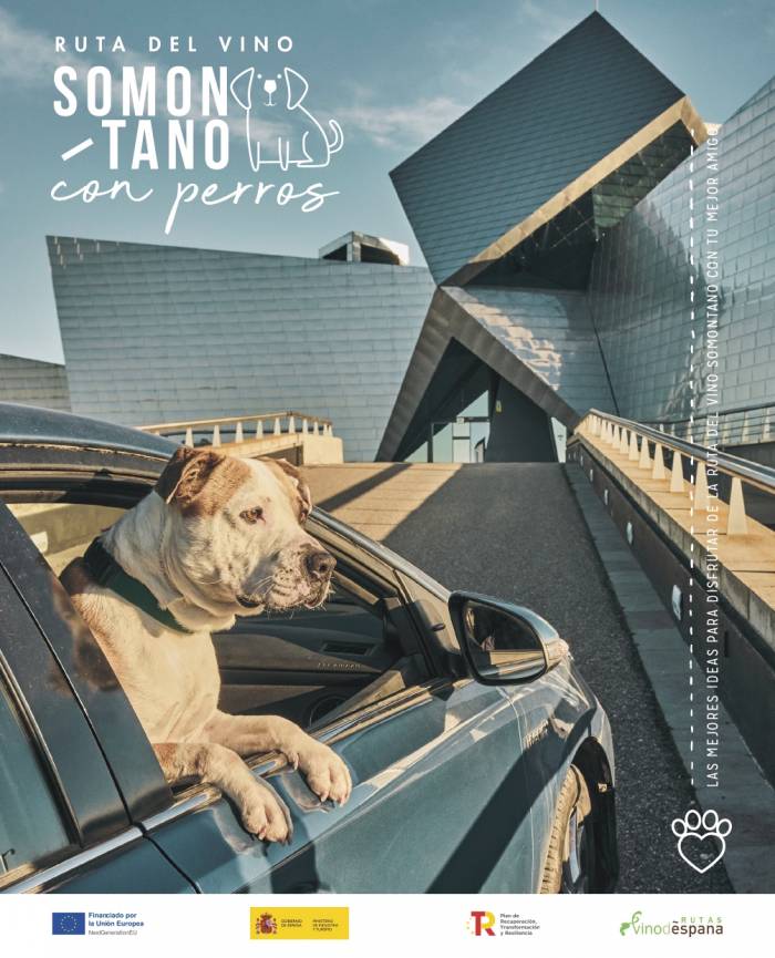 La Ruta del Vino Somontano lanza campaña de enoturismo con perros