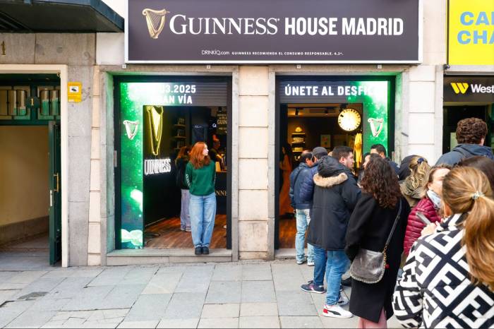 Guinness celebra exitoso evento en Madrid por el Día de San Patricio