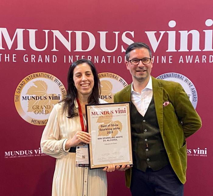 Win Espumoso Blanco recibe el premio 'Best of Show' en Mundus Vini