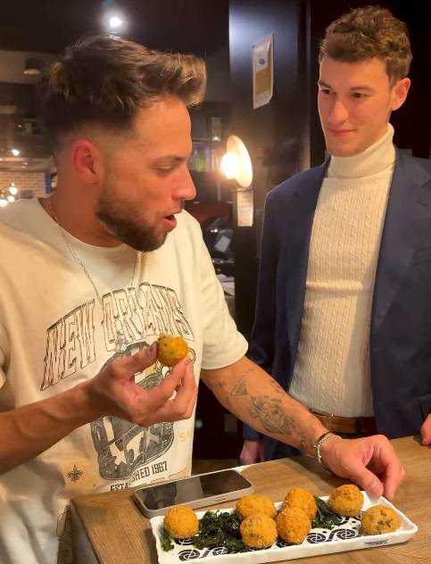 José Carlos Montoya disfruta de la gastronomía gallega en Montes de Galicia