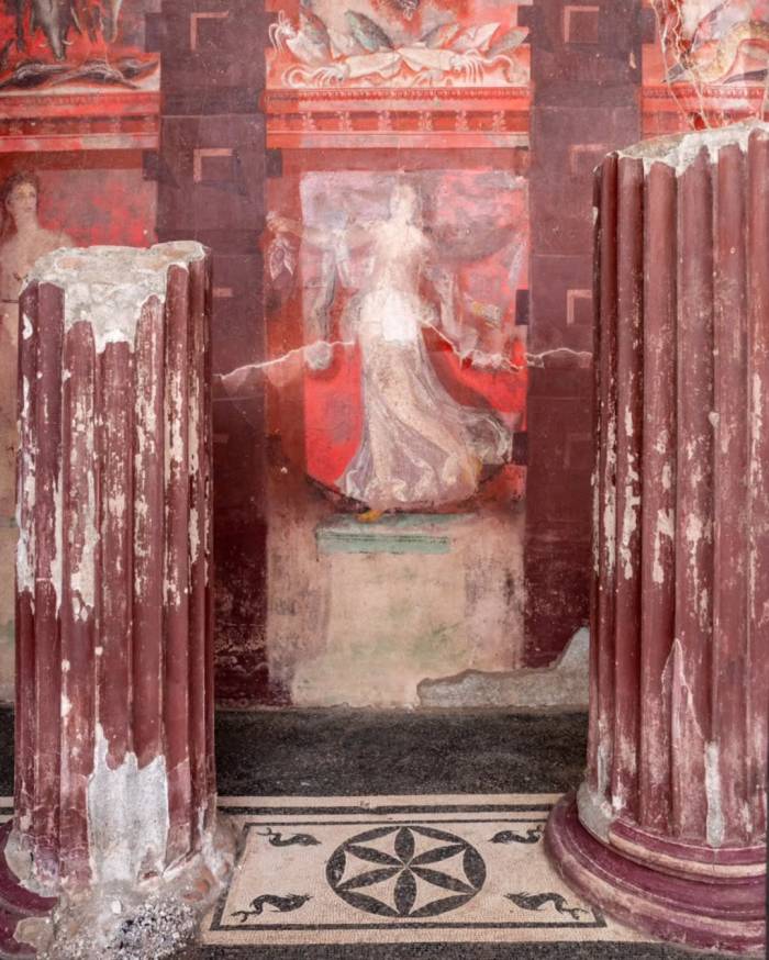fresco of dionysus discovered in pompeii reveals ancient bacchic rituals