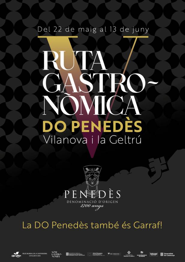 Vilanova i la Geltrú celebra la quinta Ruta Gastronómica DO Penedès con 28 bodegas y 8 restaurantes