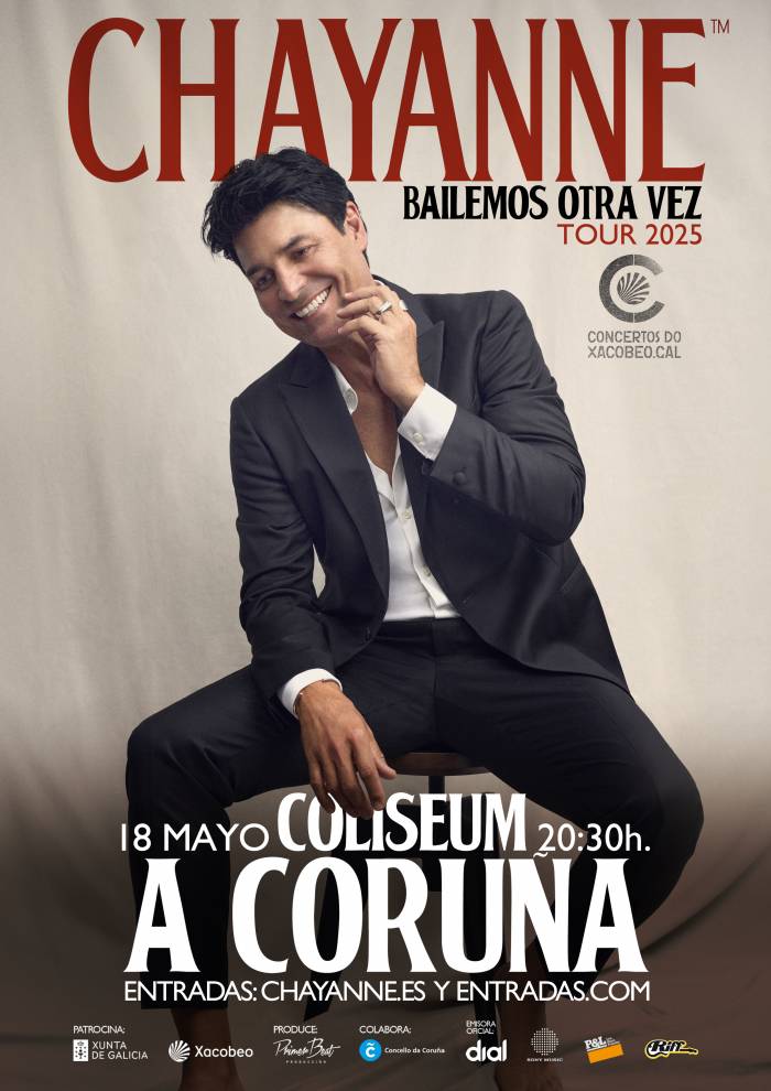 Chayanne regresa a A Coruña con su única cita en Galicia tras catorce años de ausencia