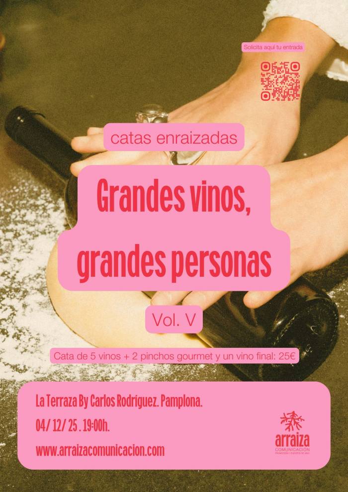 Pamplona celebra la quinta edición de “Grandes Vinos, Grandes Personas” con una cata dedicada a la Garnacha navarra