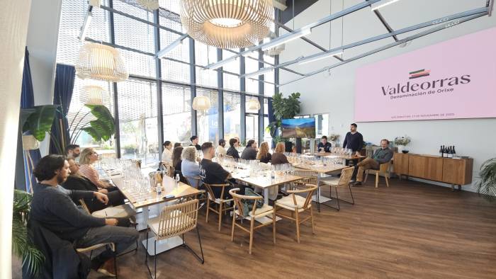 Valdeorras presenta veinte vinos a sumilleres vascos en una jornada para impulsar su presencia en Euskadi
