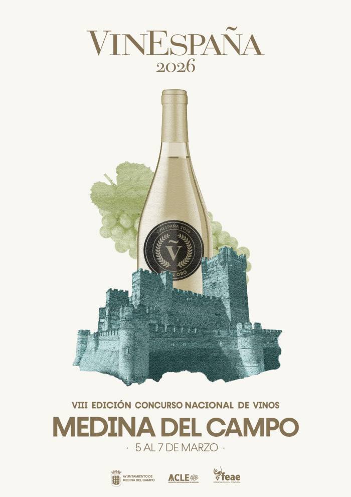 VinEspaña 2026 reunirá a bodegas de toda España en Medina del Campo del 5 al 7 de marzo