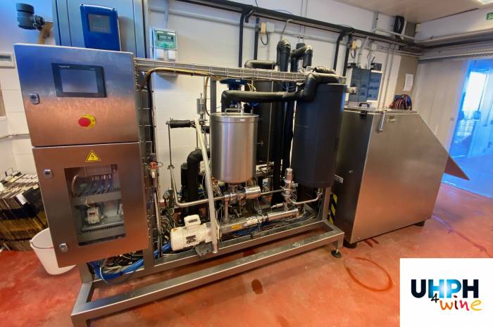La tecnología UHPH permite elaborar vino sin sulfitos y mejora la conservación según el proyecto UHPH4wine