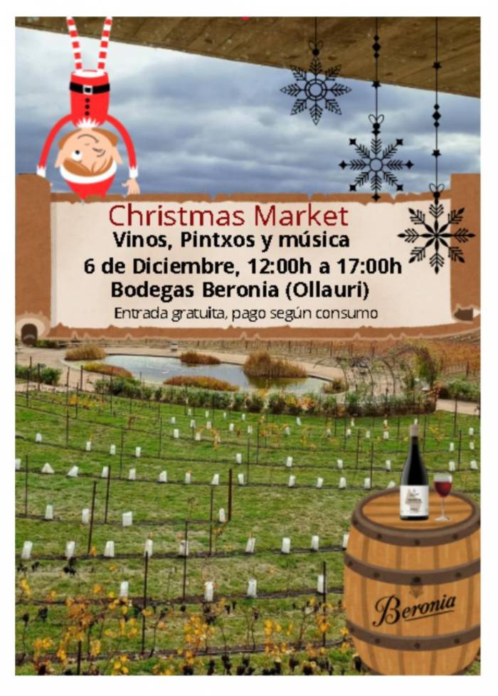 Bodegas Beronia lanza showcooking de pintxos y primer mercado navideño en La Rioja