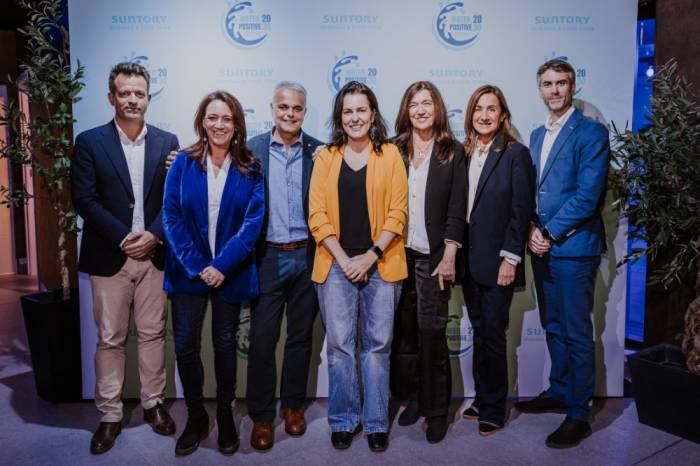 Suntory Beverage & Food Spain aspira a devolver más agua de la que consume antes de 2030