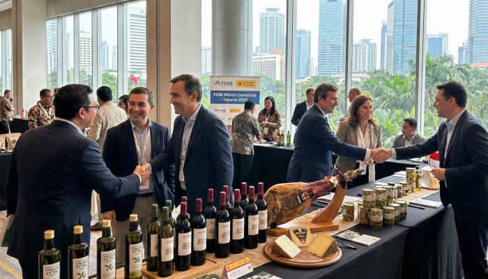 Las exportaciones españolas de alimentos a Indonesia crecen un 22 por ciento y superan los 45 millones de euros en 2024