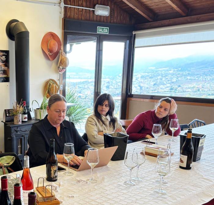 Valdeorras impresiona a la experta Beth Willard tras catar 54 vinos en dos días