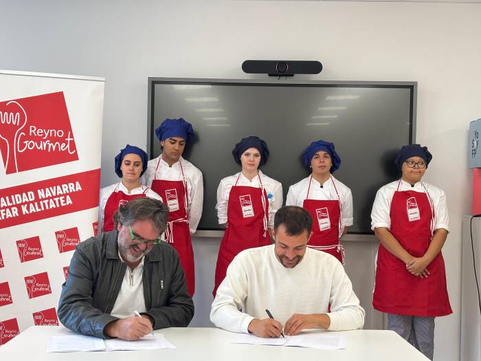 El centro de FP de Burlada y Reyno Gourmet impulsan la formación en productos navarros