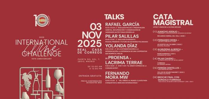 La décima edición de los IWC Industry Awards reunirá a expertos del vino español el 3 de noviembre en Madrid