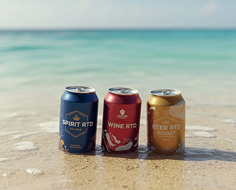 Spirits Lead Global RTD Market with 47.8% Share, Beer at 45.3% and Wine at 6.9%