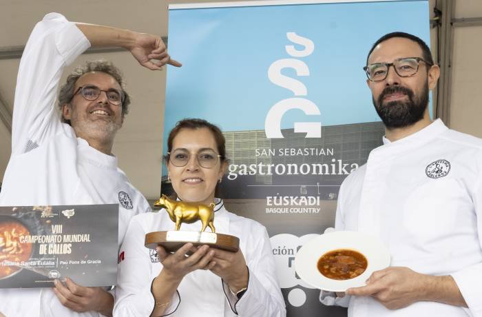 L’Artesana Santa Eulàlia gana el campeonato mundial de callos en San Sebastian Gastronomika