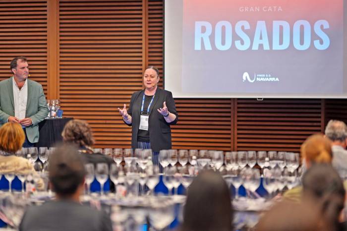 Cata de vinos DO Navarra celebrada en Gastronomika