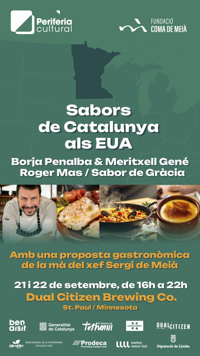 La cultura y la gastronomía catalanas viajan a Minnesota en septiembre con el ciclo Perifèria Cultural