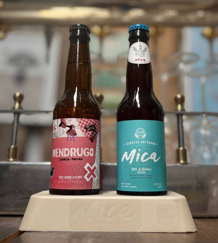 Cerveza Mica impulsa la sostenibilidad con expositores biodegradables hechos de residuos cerveceros