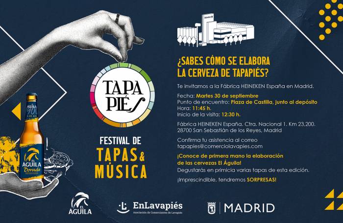 Tapapiés celebra su decimoquinta edición con más de 100 bares y una amplia oferta cultural en Lavapiés