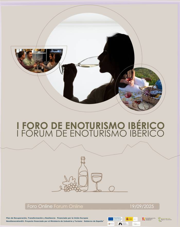 El I Forum de Enoturismo Ibérico reunirá a expertos de España y Portugal en un evento online