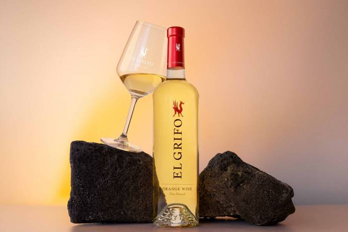 El Grifo lanza un orange wine ecológico y sin sulfitos con uva moscatel de Lanzarote
