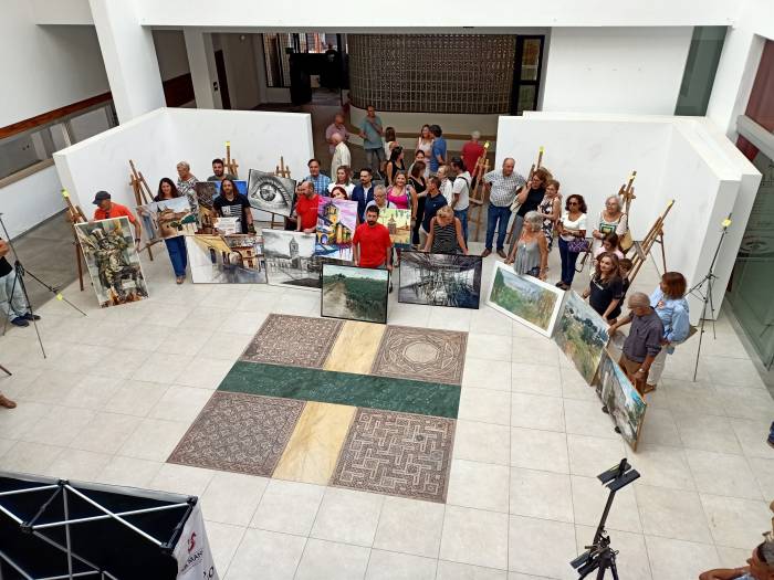 El concurso de pintura rápida ‘Vinos de La Mancha’ reúne arte y vino en Tarazona de La Mancha