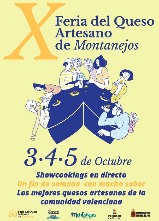 Montanejos celebra la décima Feria del Queso Artesano con showcookings y música en directo