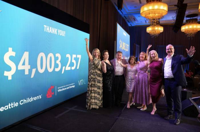 Auction of Washington Wine Raises $4 Million for Health and Education Initiatives