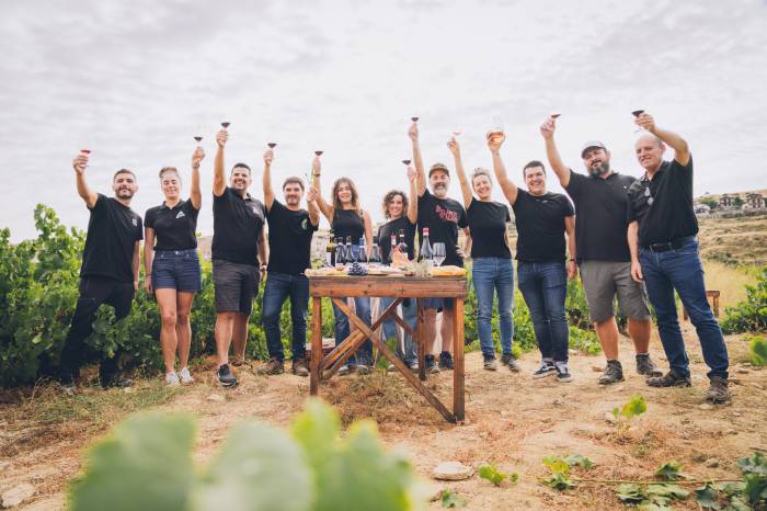 San Martín de Unx inicia su primera vendimia conjunta bajo una marca colectiva de vino