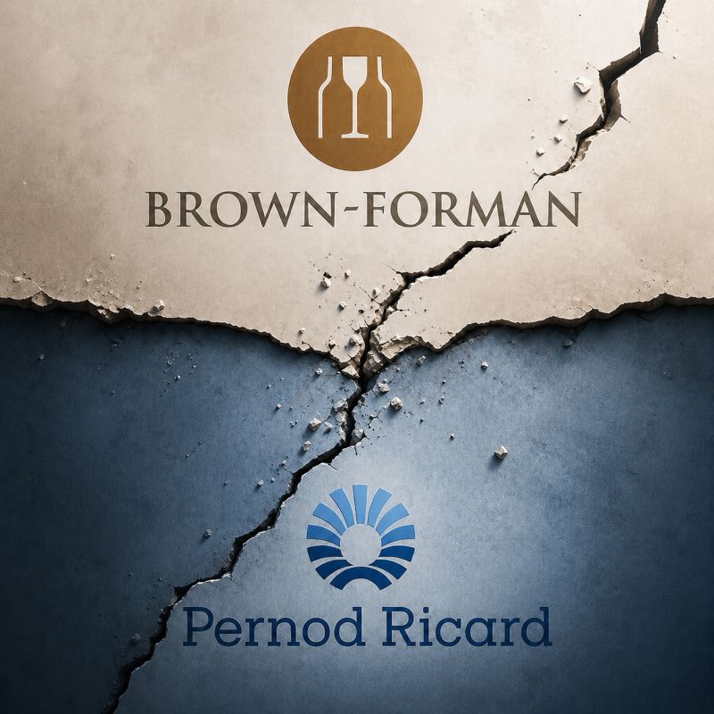 Pernod Ricard与Brown-Forman终止合并谈判