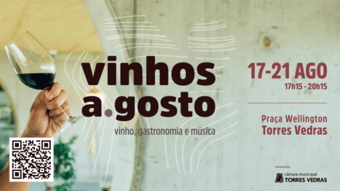 Torres Vedras prepara cinco tardes de vino local en la séptima edición de Vinhos A.Gosto