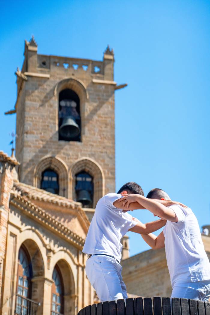 Olite abre la vendimia navarra bajo el sello de la cosecha más temprana registrada