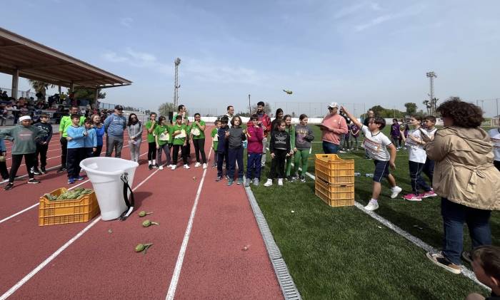 Cerca de 300 escolares participarán en las Olimpiadas de la Alcachofa en Almoradí