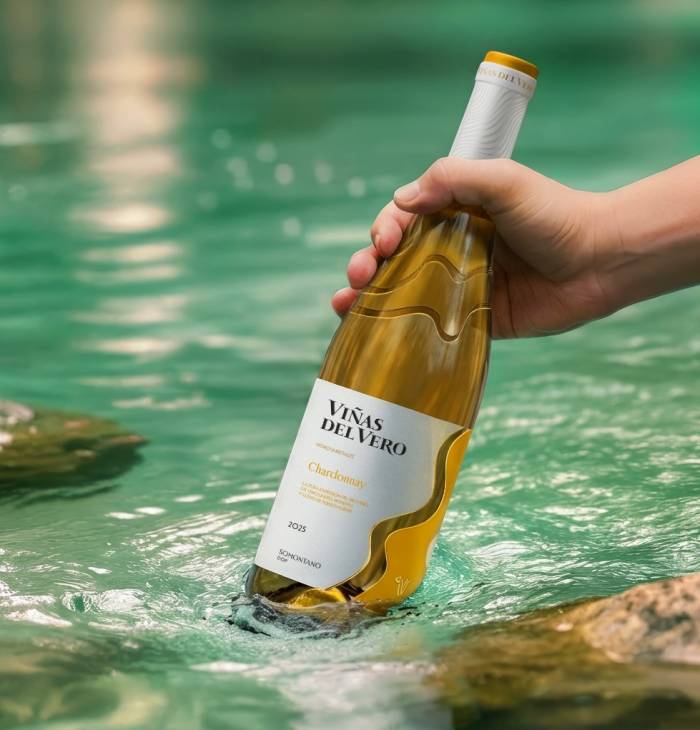 Viñas del Vero renueva su imagen para reflejar la esencia del río que inspira sus vinos