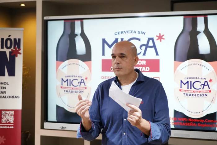 Mica abandona la cerveza con alcohol y apuesta todo a la sin alcohol