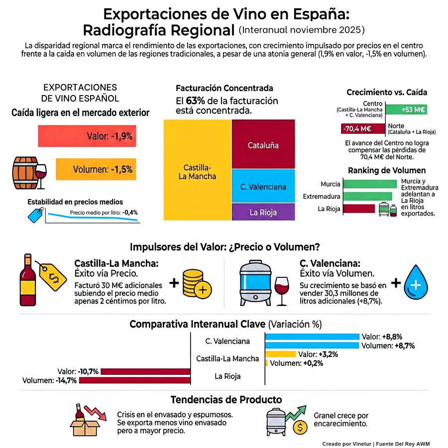 exportacion vino españa