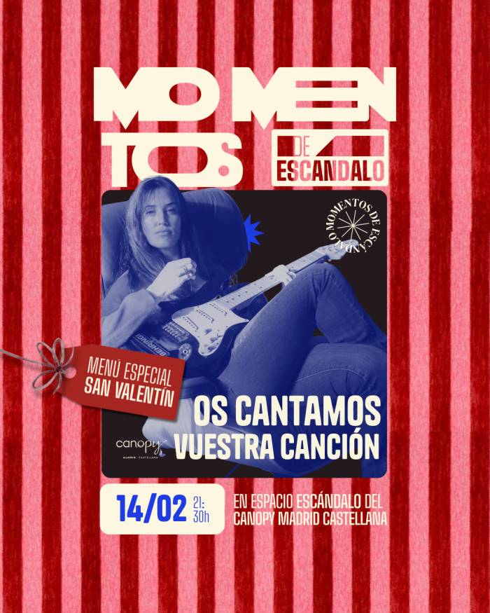 El Restaurante Escándalo prepara una cena y show en vivo para San Valentín en Madrid