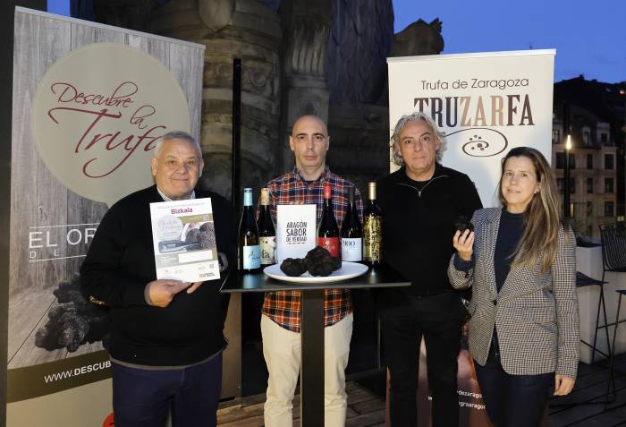 La trufa negra de Aragón protagoniza la oferta de 36 locales en Bizkaia