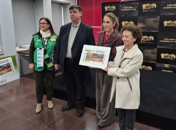 Cinco millones de cupones de la ONCE celebran el centenario de la Denominación de Origen Rioja