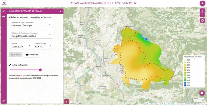 Ventoux Vineyards Face 4°C Warming by 2100 as New Mapping Tool Guides Climate Adaptation