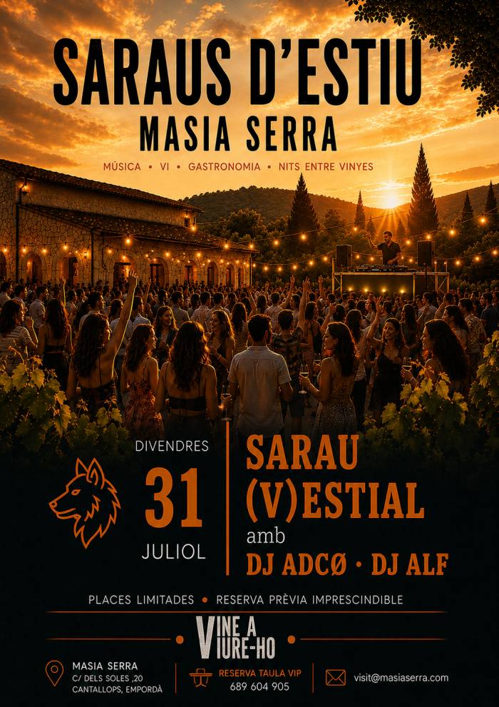 Masia Serra abre las entradas del Sarau Vestial con el estreno de un vermut junto a Sa Tuna